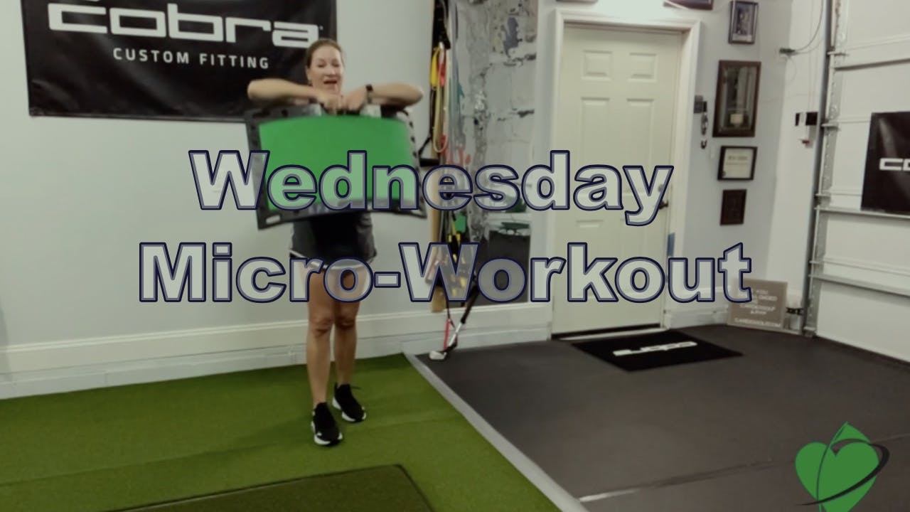 8:20 min Wednesday Daily Dose (Micro-Workout) - CardioGolf® Online Studio