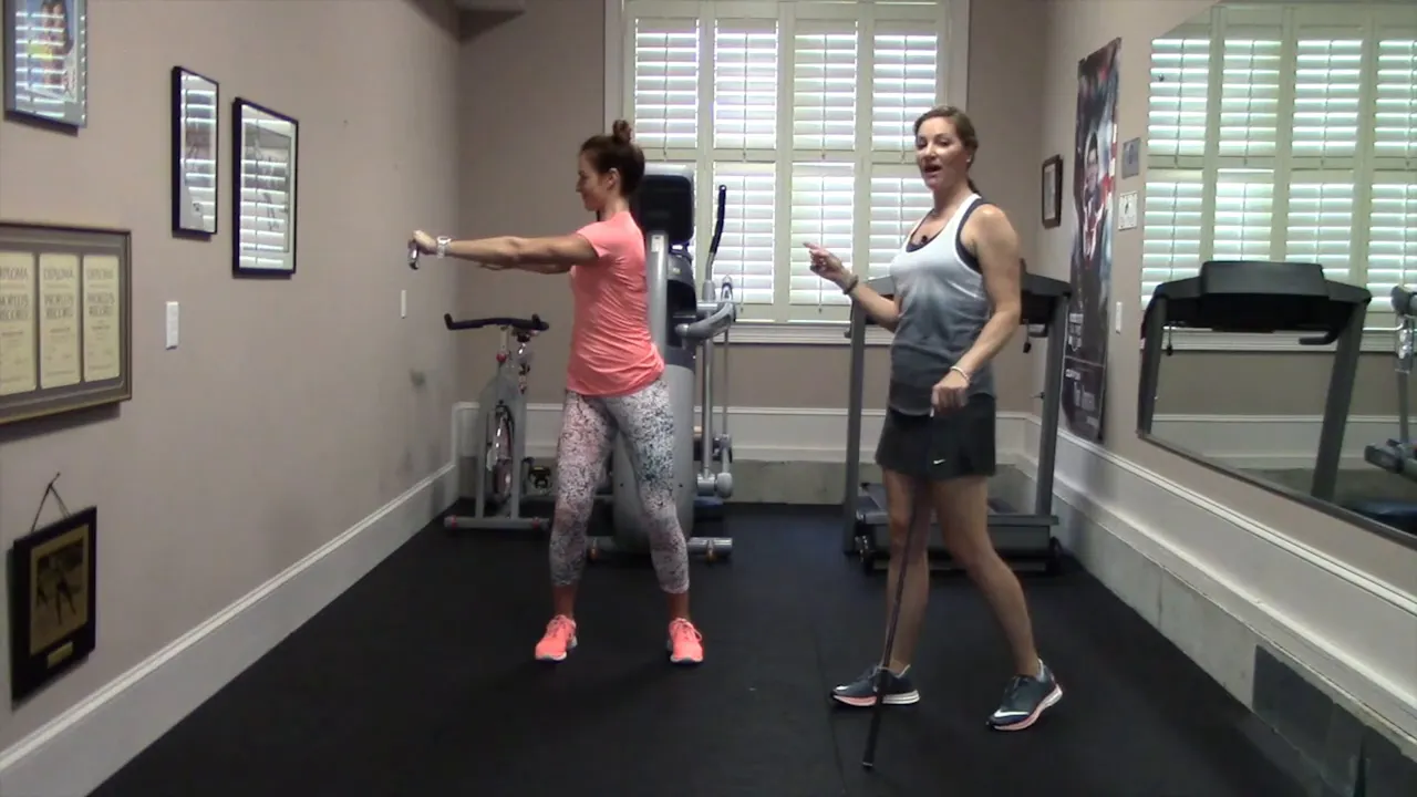 Top Body Rotation Exercise 1.3 minute-Torso Rotation with Club - Individual Flexibility Exercises ...