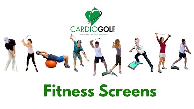 CardioGolf™ Fitness Screens
