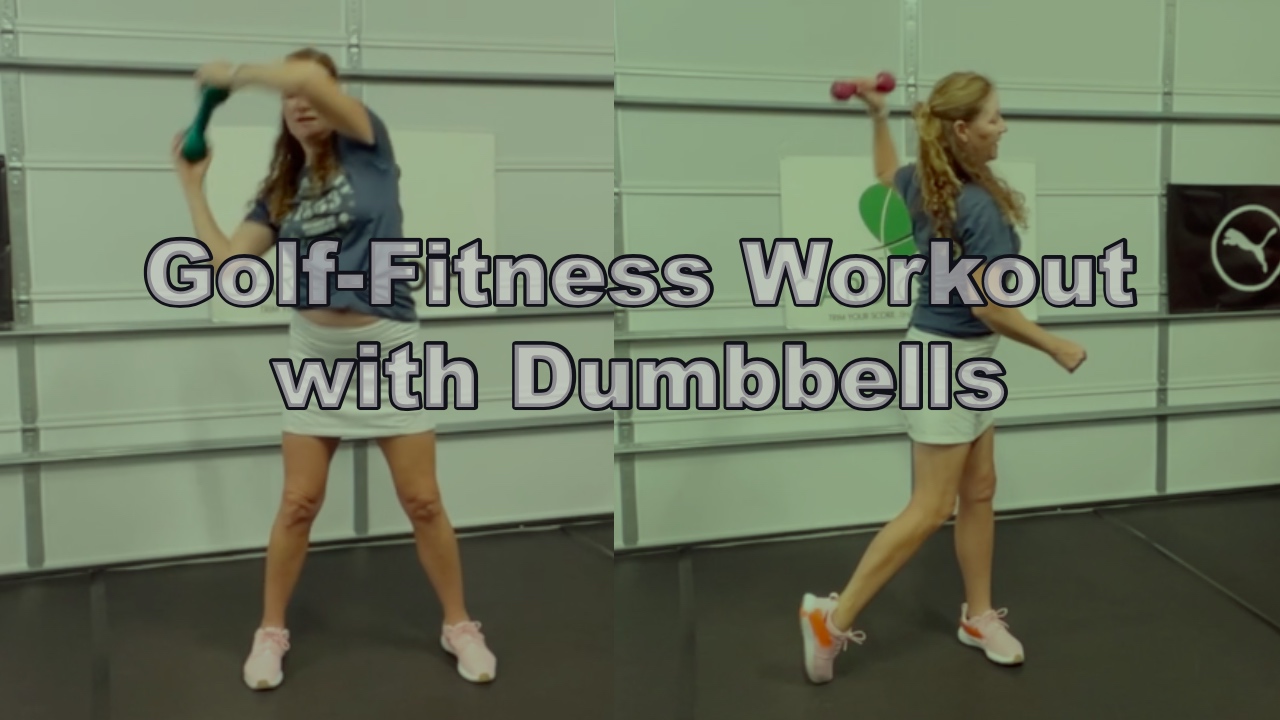 18-min Golf-Fitness Workout with Dumbbells (068)