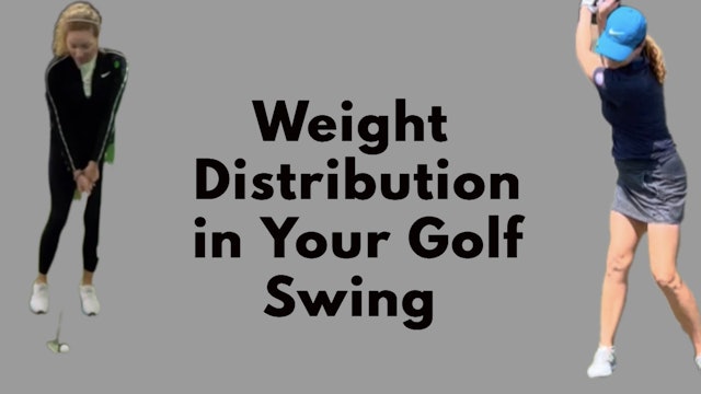 5:30 min Weight Distribution in Your Golf Swing