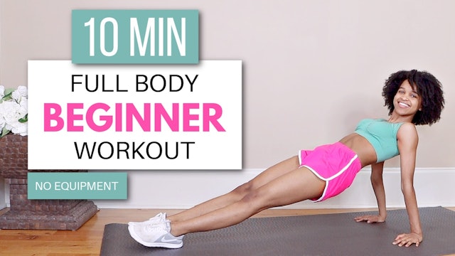 10 Min Full Body Beginner Floor Workout (No Standing)
