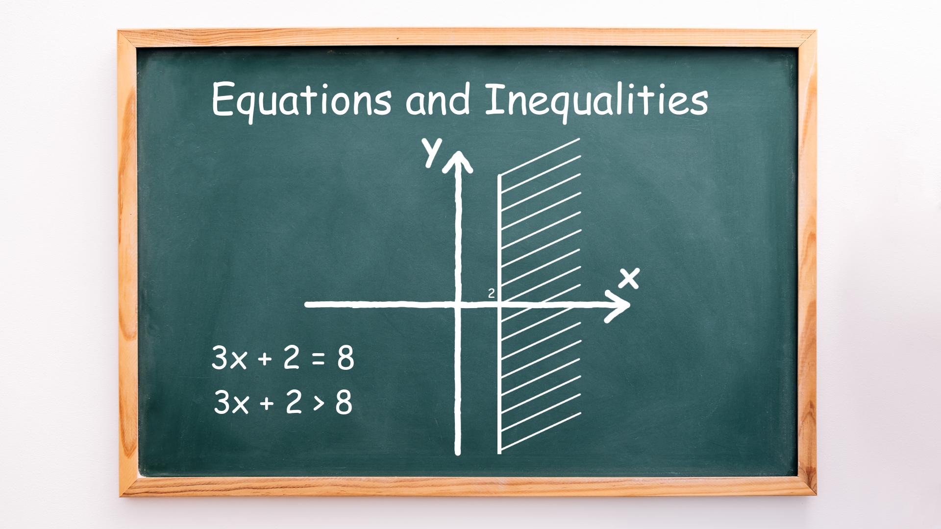 Equations and inequalities