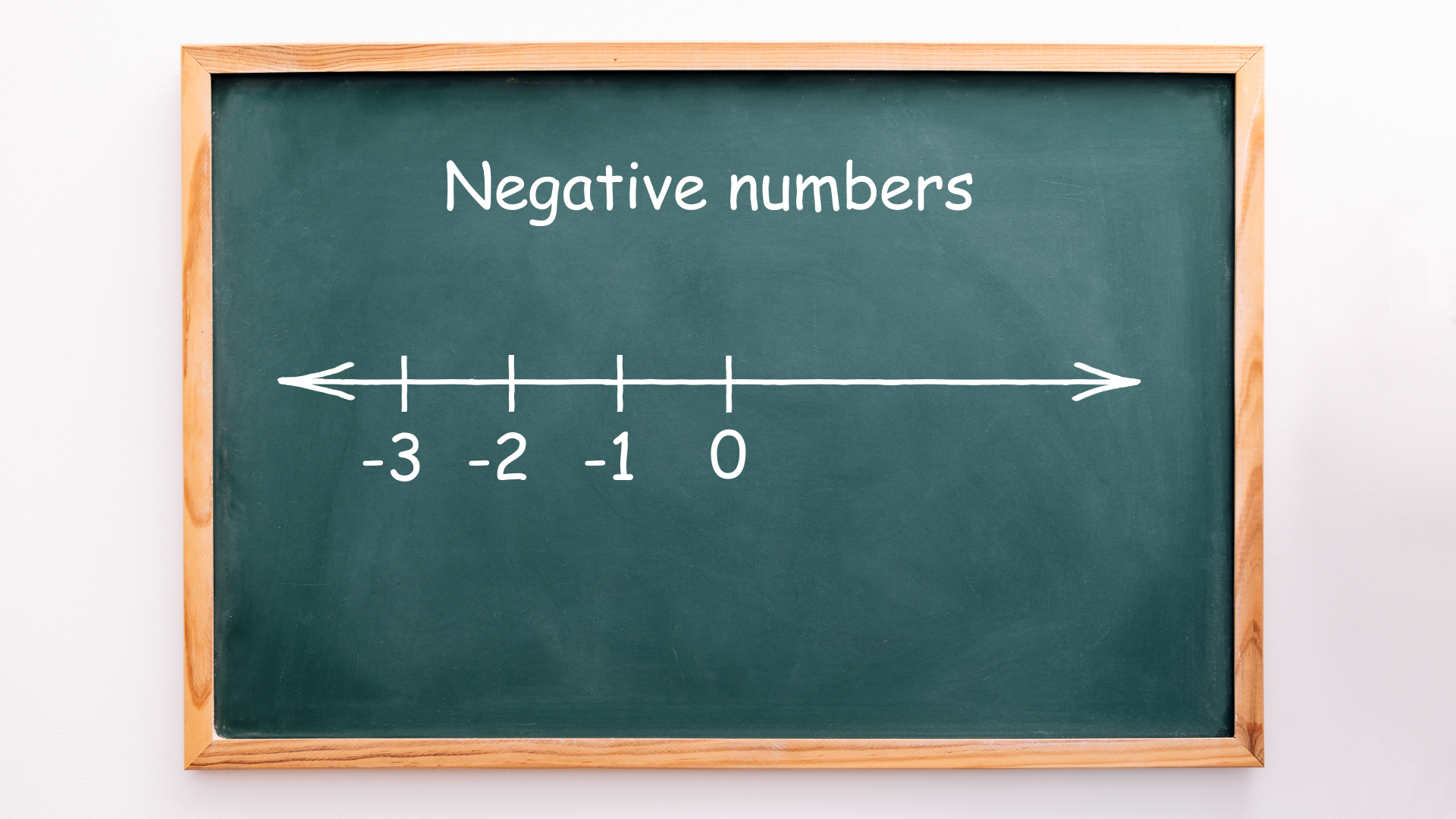 Negative numbers
