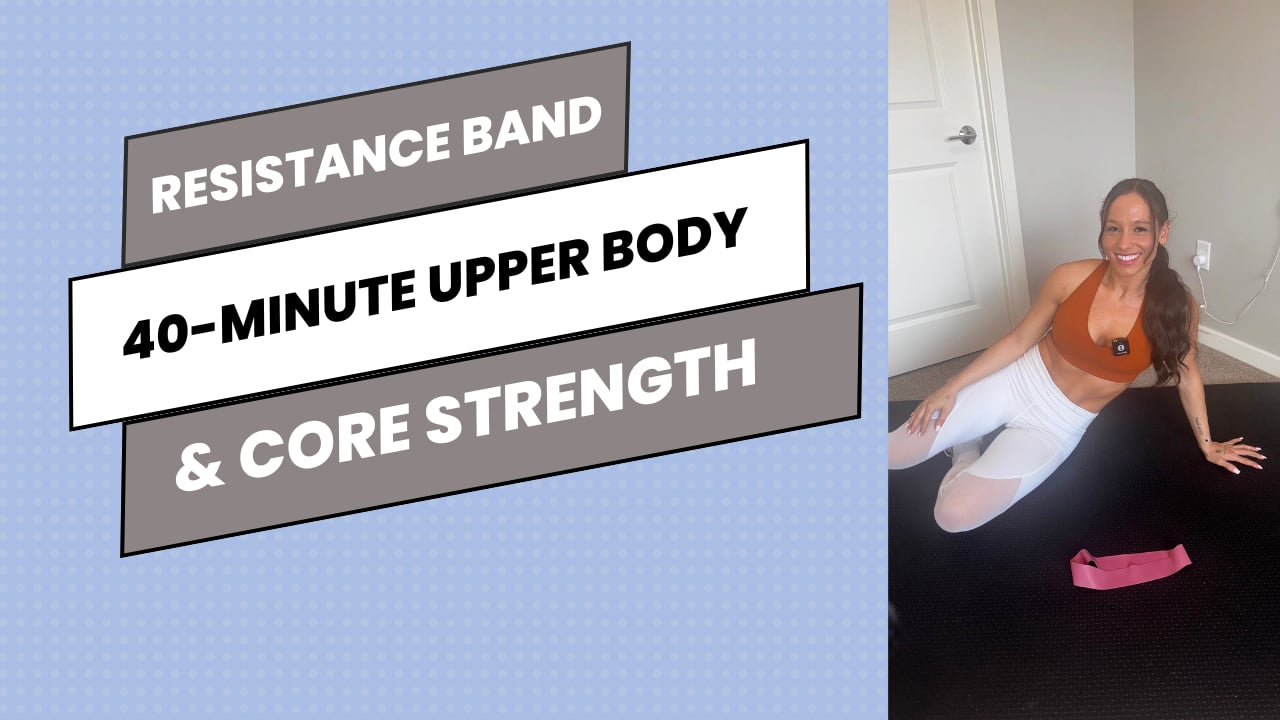 40-Minute Resistance Band Upper Body & Core