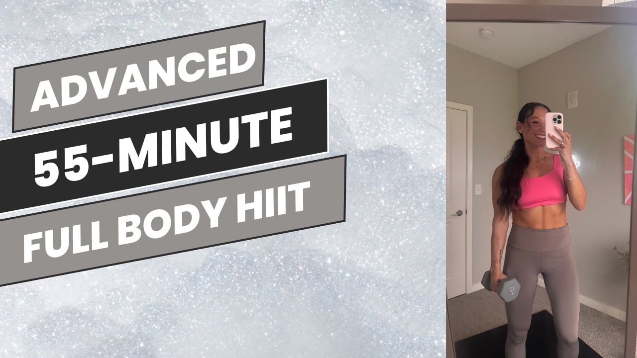 Advanced: 55-Minute Dumbbell Full Body