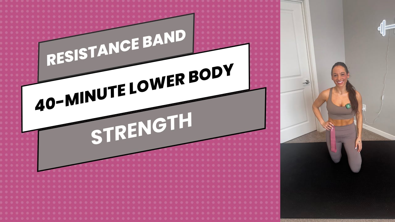 40-Minute Resistance Band Lower Body