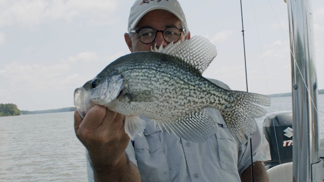 Catching Monster Crappie Mid-Day In The Summer