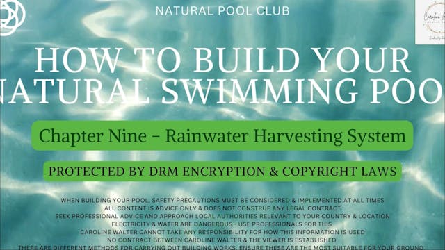 Chapter 9 - Natural Pool Club - Rainw...