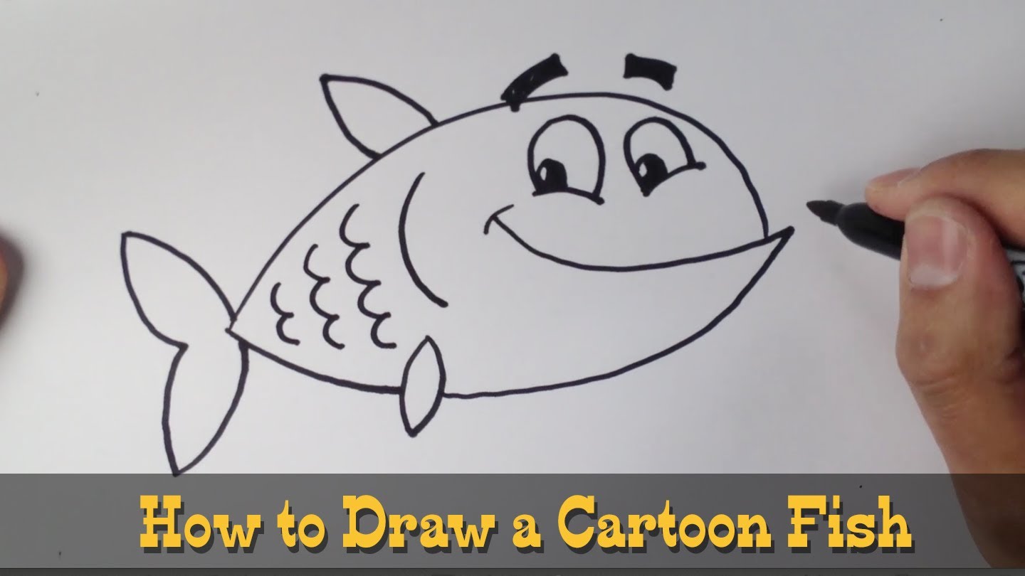 How to Draw a Cartoon Fish