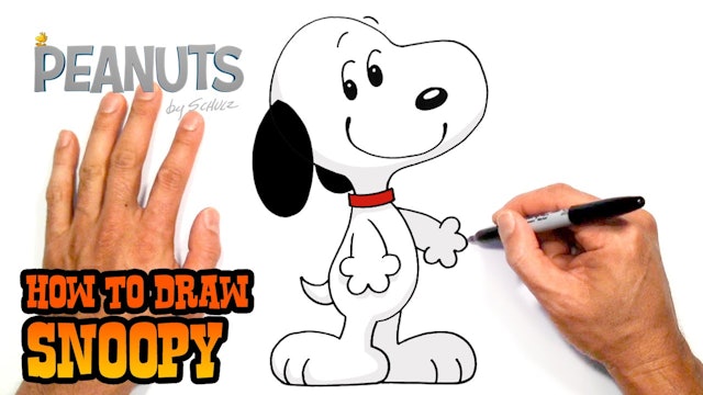 How to Draw Snoopy | Peanuts