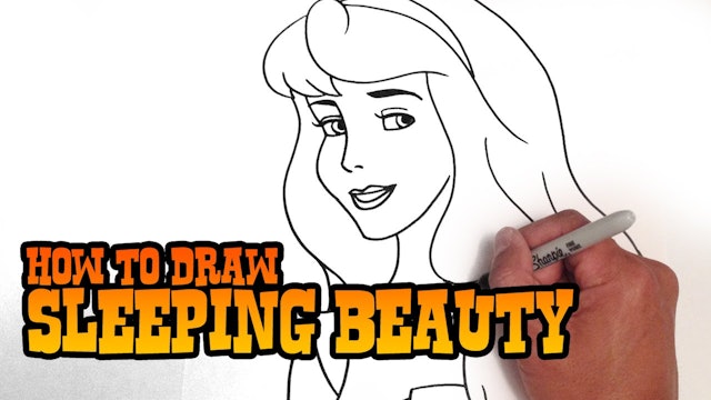How to Draw Sleeping Beauty