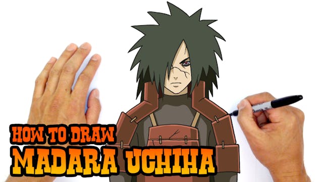 How to Draw Madara Uchiha | Naruto