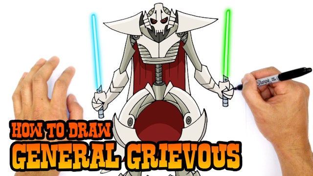How to Draw General Grievous | Star Wars