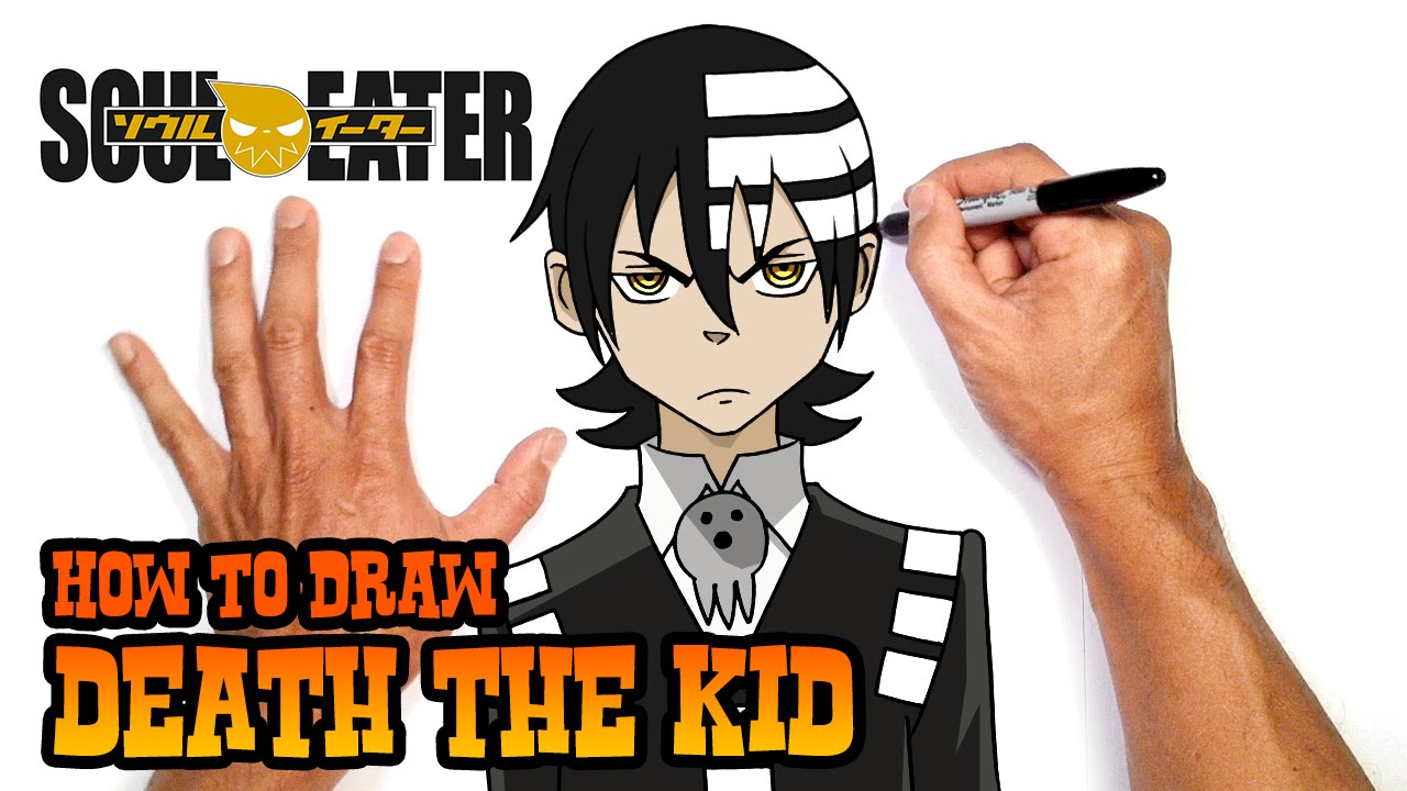 How to Draw Death the Kid | Soul Eater