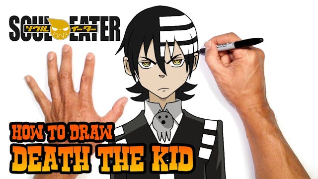 How to Draw Death the Kid | Soul Eater