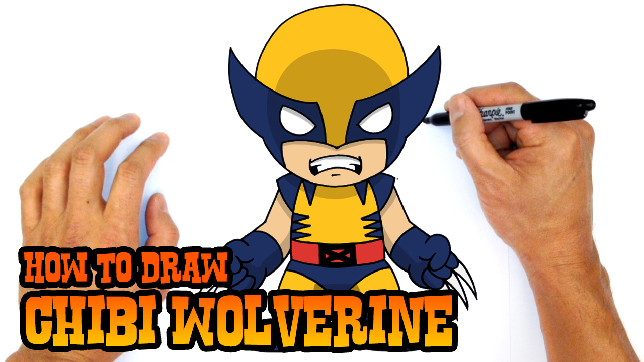 How to Draw Chibi Wolverine | Avengers