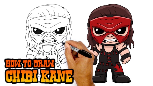 How to Draw Chibi Kane | WWE
