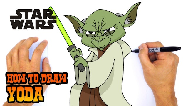 How to Draw Yoda | Star Wars