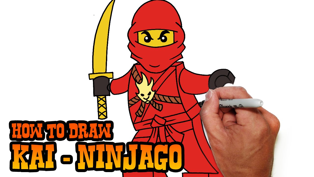 How to Draw Kai | Ninjago