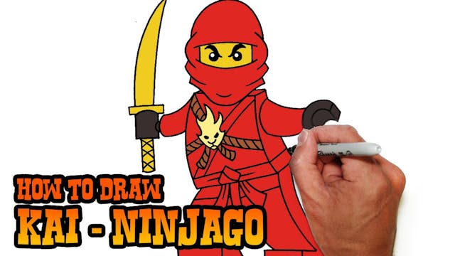 How to Draw Kai | Ninjago