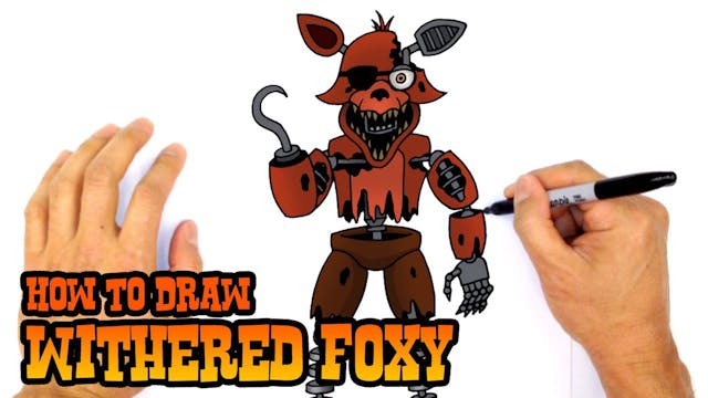 How to Draw Withered Foxy