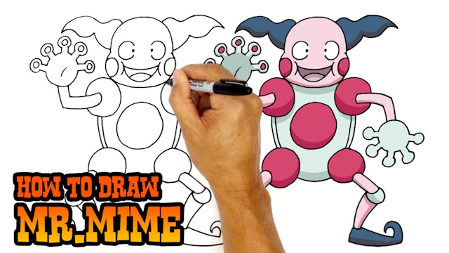 How to Draw Mr.Mime | Pokemon