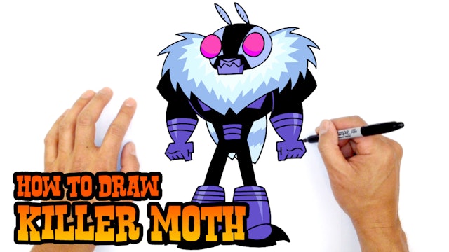 How to Draw Killer Moth | Teen Titans GO!