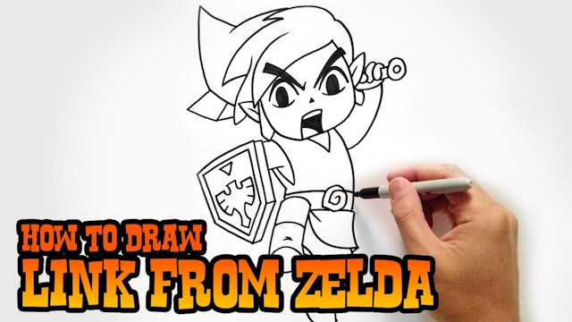 How to Draw Link | Legend of Zelda