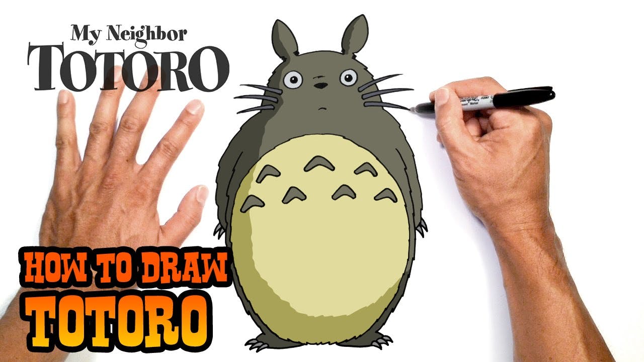 How To Draw Totoro C4k Academy