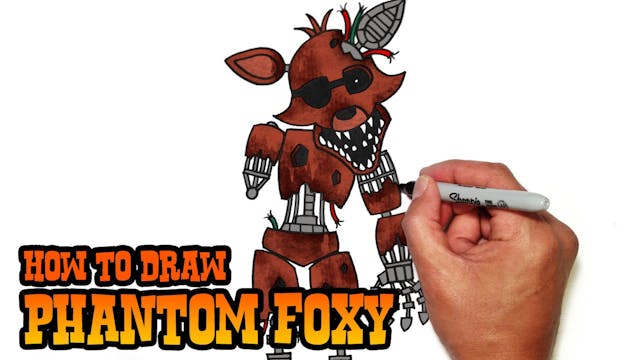 How to Draw Phantom Foxy