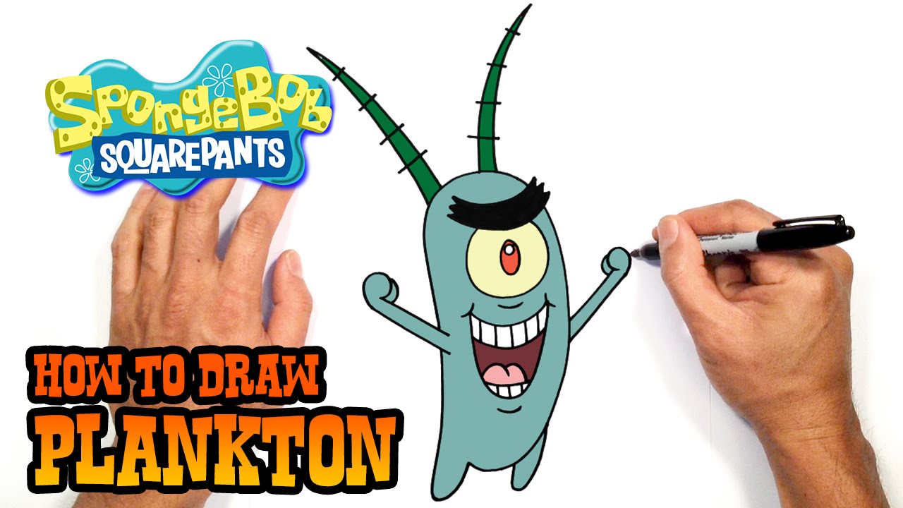 How to Draw Plankton | Spongebob Squarepants
