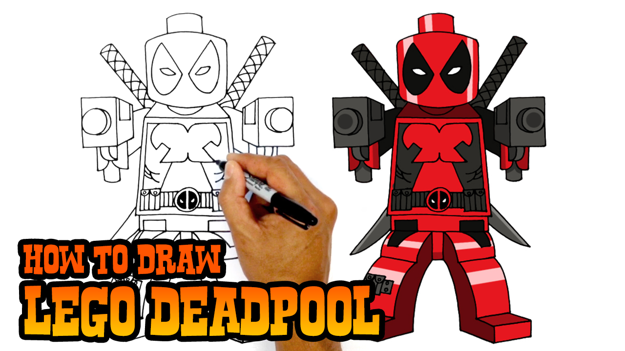 How to Draw Lego Deadpool