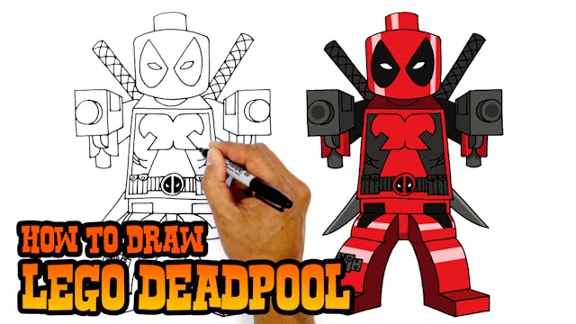 How to Draw Lego Deadpool