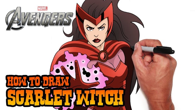 How to Draw Scarlet Witch