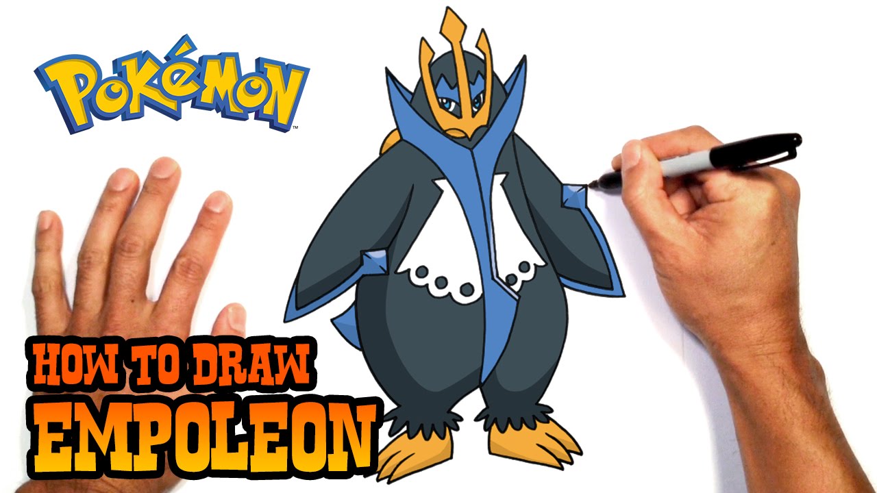 How to Draw Empoleon | Pokemon