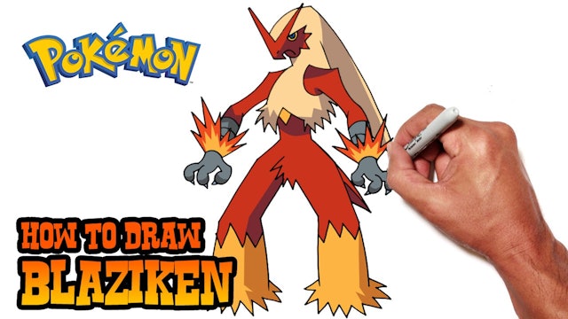 How to Draw Blaziken | Pokemon