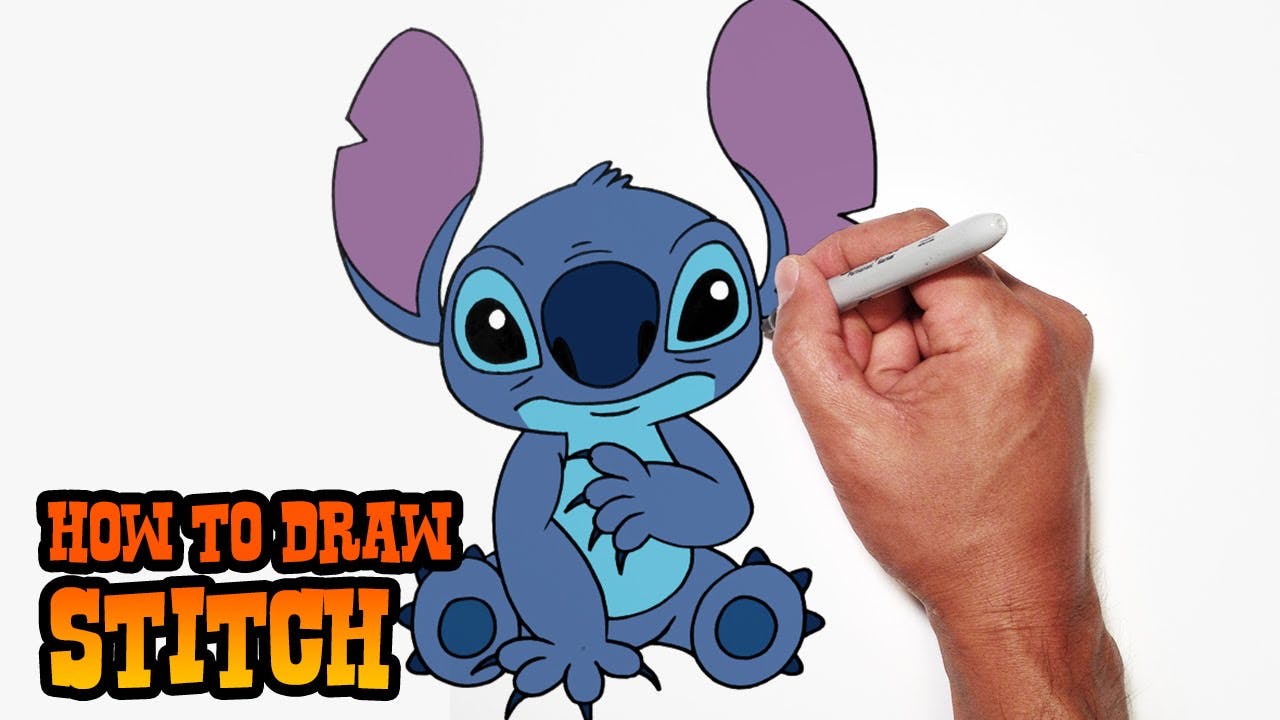 How to Draw Stitch | Lilo & Stitch - Disney Characters - C4K ACADEMY