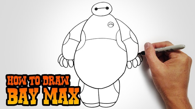 How to Draw Baymax | Big Hero 6
