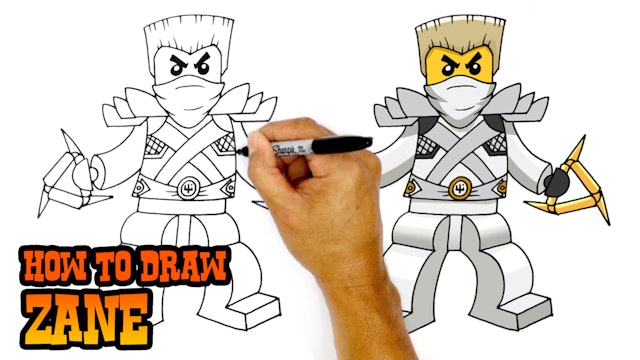 How to Draw Zane | Ninjago