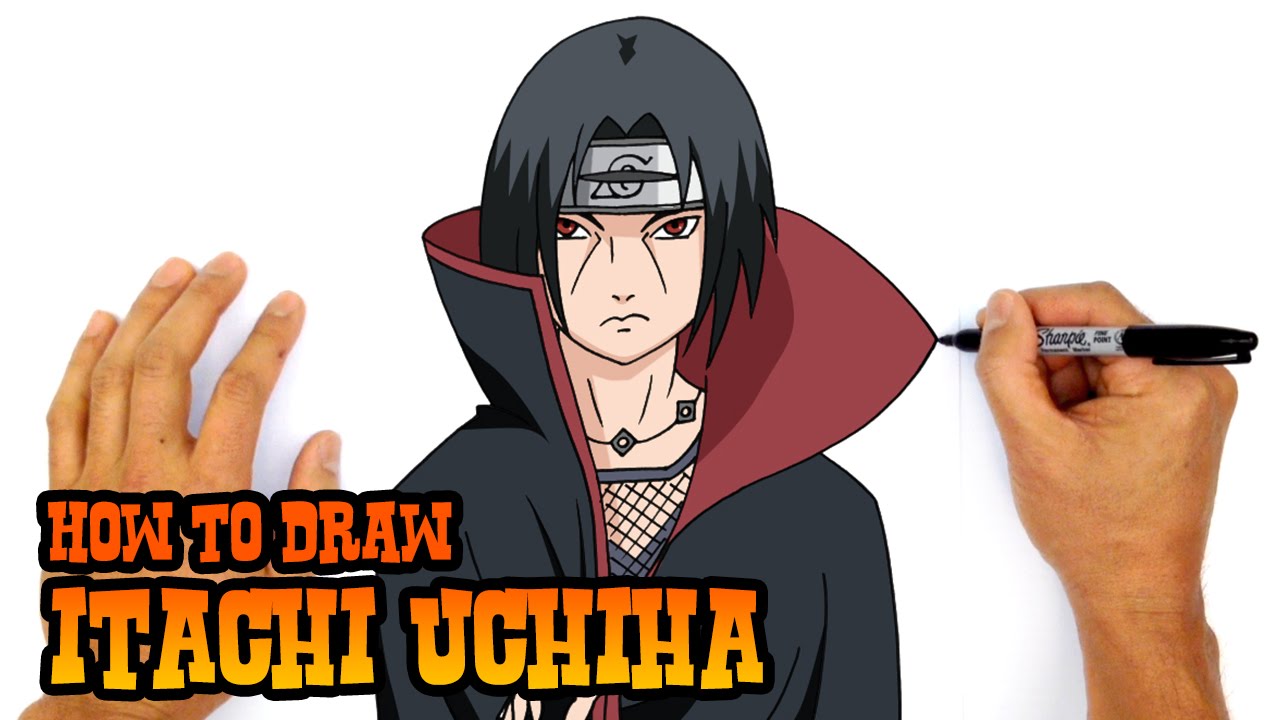How to Draw Itachi Uchiha | Naruto