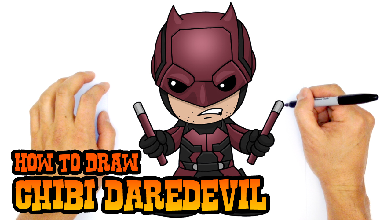 How to Draw Chibi Daredevil