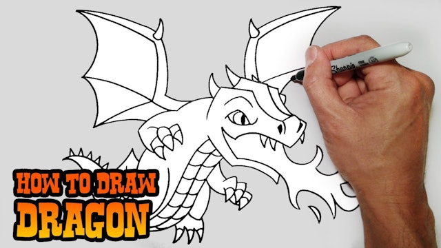 How to Draw Dragon | Clash of Clans