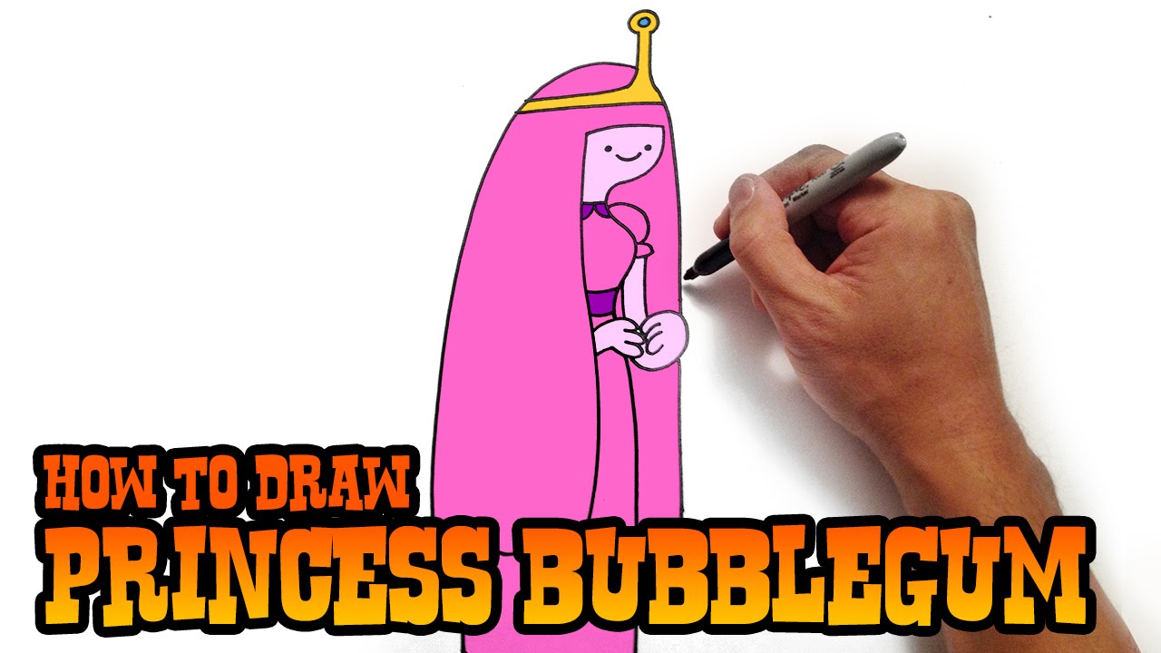 How to Draw Princess Bubblegum | Adventure Time