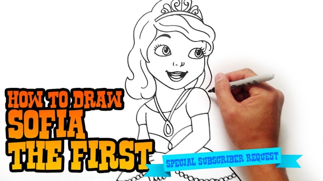 How to Draw Sofia the First - Step by Step Video