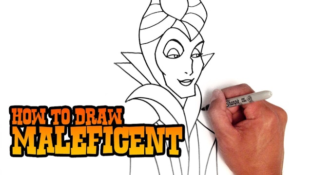 How to Draw Maleficent | Sleeping Beauty