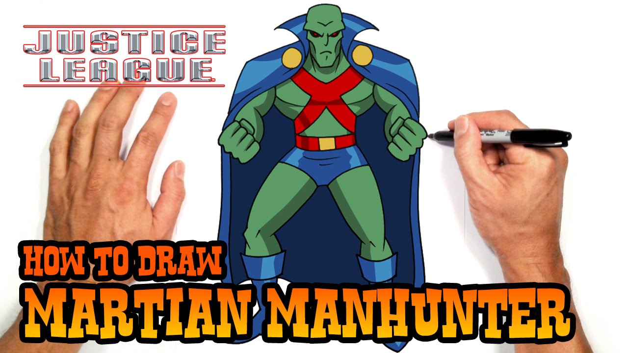 How to Draw Martian Manhunter | Justice League