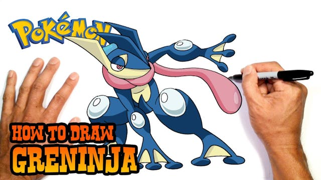 How to Draw Greninja | Pokemon