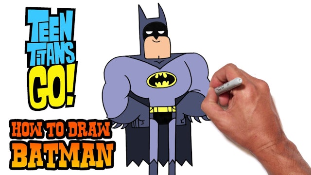 How to Draw Batman | Teen Titans GO!