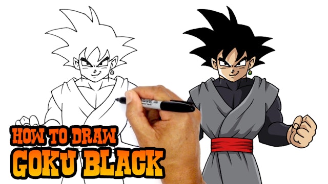 How to Draw Goku Black | Dragon Ball Super